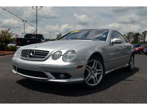 Brilliant Silver Metallic Mercedes-Benz CL 500.  Click to enlarge.