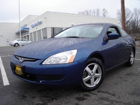 Sapphire Blue Pearl Honda Accord EX Coupe.  Click to enlarge.