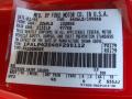 Ford Color Code E8 Rio Red #15