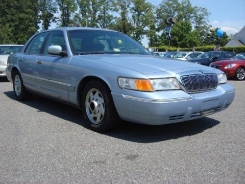 Light Blue Metallic Mercury Grand Marquis GS.  Click to enlarge.