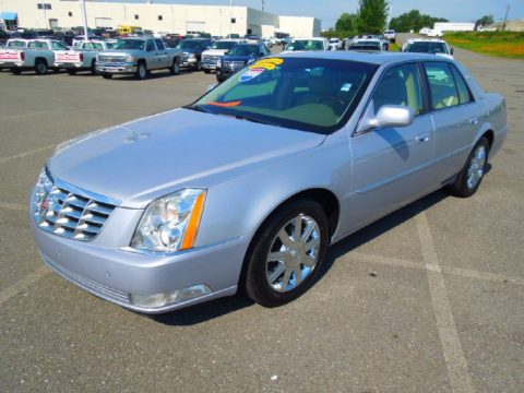 Blue Ice Metallic Cadillac DTS Luxury.  Click to enlarge.