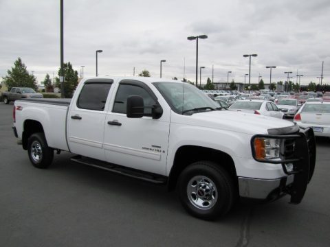 Summit White GMC Sierra 2500HD SLE Z71 Crew Cab 4x4. Click to enlarge. Summit White GMC Sierra 2500HD SLE Z71 Crew Cab 4x4. Click to enlarge.