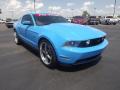 Front 3/4 View of 2010 Ford Mustang GT Premium Coupe #3