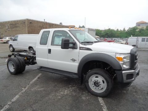 Oxford White Ford F450 Super Duty XL SuperCab Chassis 4x4.  Click to enlarge.