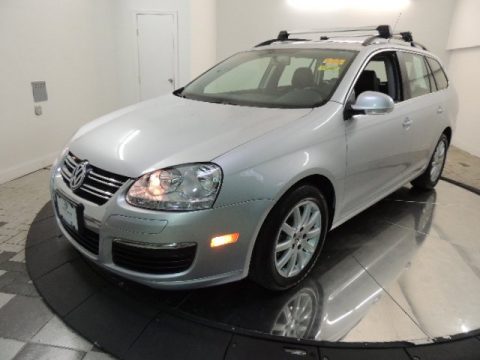 Reflex Silver Metallic Volkswagen Jetta TDI SportWagen.  Click to enlarge.