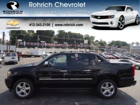 Black Chevrolet Avalanche LTZ 4x4 Black Diamond Edition.  Click to enlarge.