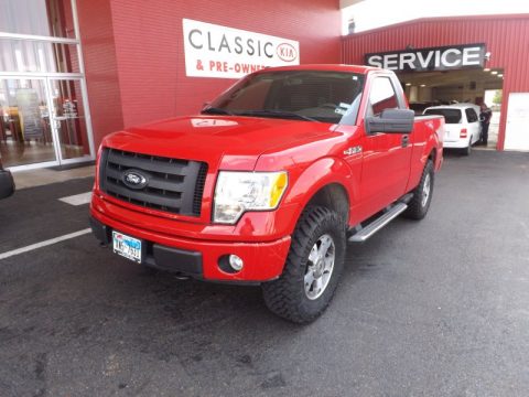 Razor Red Metallic Ford F150 STX Regular Cab 4x4.  Click to enlarge.