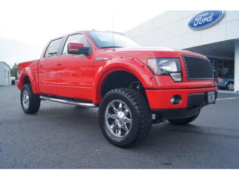 Race Red Ford F150 FX4 SuperCrew 4x4.  Click to enlarge.