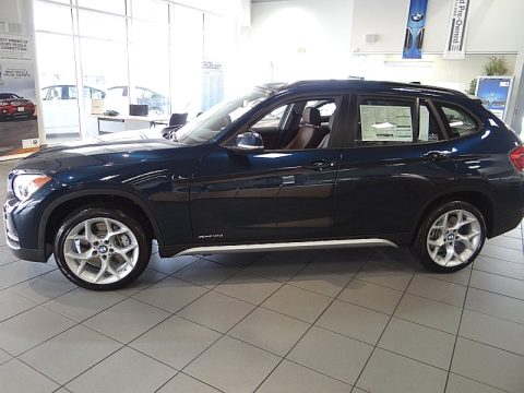 Midnight Blue Metallic BMW X1 xDrive 35i.  Click to enlarge.