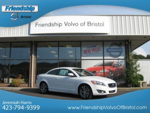 Ice White Volvo C70 T5.  Click to enlarge.