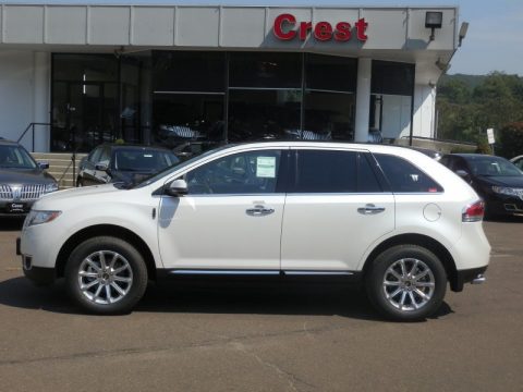 White Platinum Tri-Coat Lincoln MKX AWD.  Click to enlarge.