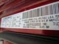 Dodge Color Code PRP Deep Cherry Red Crystal Pearl #13