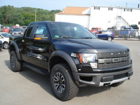 Tuxedo Black Metallic Ford F150 SVT Raptor SuperCab 4x4.  Click to enlarge.