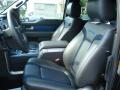  2012 Ford F150 Raptor Black Leather/Cloth with Blue Accent Interior #12