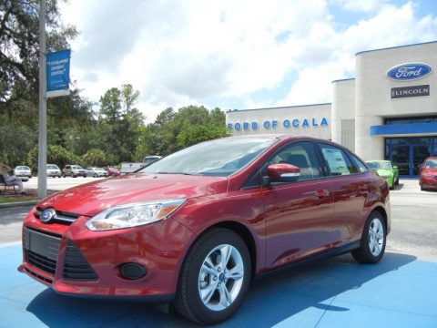Ruby Red Ford Focus SE Sedan. Click to enlarge. Ruby Red Ford Focus SE Sedan. Click to enlarge.