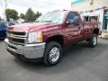 Front 3/4 View of 2013 Chevrolet Silverado 2500HD LT Regular Cab 4x4 #4