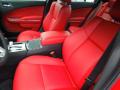  2013 Dodge Charger Black/Red Interior #9