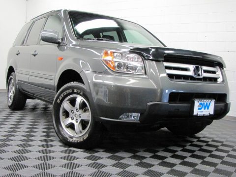 Nimbus Gray Metallic Honda Pilot EX-L 4WD.  Click to enlarge.