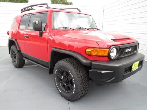 Radiant Red Toyota FJ Cruiser Trail Teams Special Edition 4WD. Click to enlarge. Radiant Red Toyota FJ Cruiser Trail Teams Special Edition 4WD. Click to enlarge.