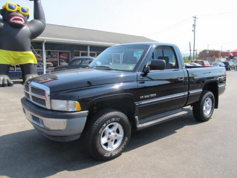 Black Dodge Ram 1500 LT Regular Cab 4x4.  Click to enlarge.