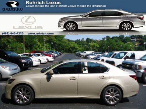 Satin Cashmere Metallic Lexus GS 350 AWD.  Click to enlarge.
