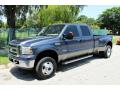 2005 Ford F350 Super Duty Lariat Crew Cab 4x4 Dually Medium Wedgewood Blue Metallic 2005 Ford F350 Super Duty Lariat Crew Cab 4x4 Dually Medium Wedgewood Blue Metallic