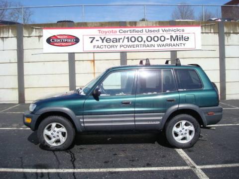 Dark Green Pearl Metallic Toyota RAV4 4WD.  Click to enlarge.