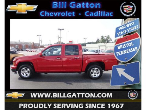 Victory Red Chevrolet Colorado LT Crew Cab.  Click to enlarge.