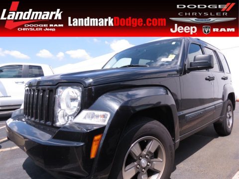 Brilliant Black Crystal Pearl Jeep Liberty Sport.  Click to enlarge.