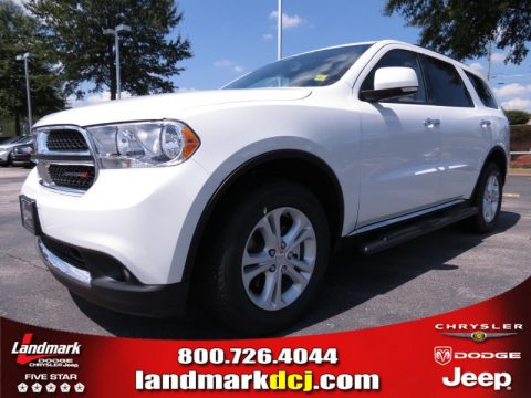 Bright White Dodge Durango Crew.  Click to enlarge.