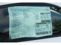  2013 Audi TT S 2.0T quattro Coupe Window Sticker #22