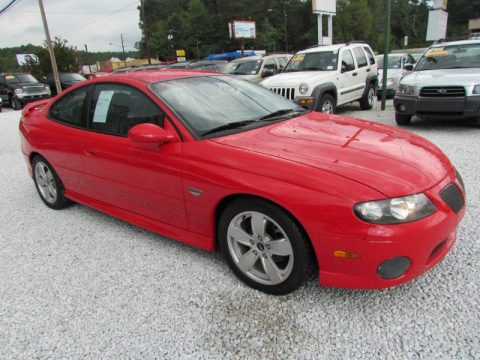 Torrid Red Pontiac GTO Coupe.  Click to enlarge.
