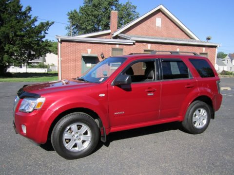 Vivid Red Metallic Mercury Mariner V6 4WD.  Click to enlarge.