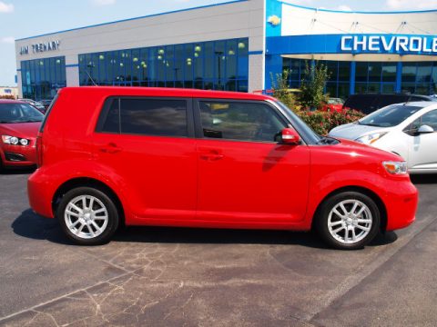 Absolutely Red Scion xB Release Series 6.0.  Click to enlarge.