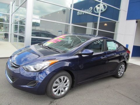 Indigo Night Hyundai Elantra GLS. Click to enlarge. Indigo Night Hyundai Elantra GLS. Click to enlarge.