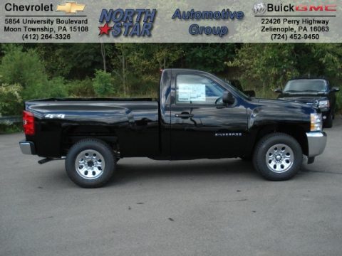 Black Chevrolet Silverado 1500 LS Regular Cab 4x4. Click to enlarge. Black Chevrolet Silverado 1500 LS Regular Cab 4x4. Click to enlarge.