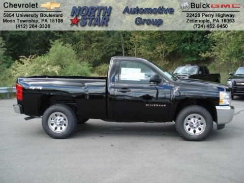 Black Chevrolet Silverado 1500 LS Regular Cab 4x4. Click to enlarge. Black Chevrolet Silverado 1500 LS Regular Cab 4x4. Click to enlarge.