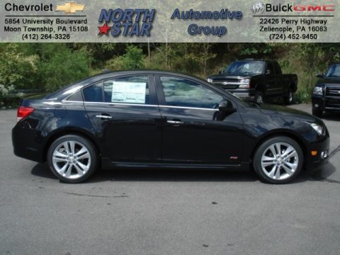 Black Granite Metallic Chevrolet Cruze LTZ/RS.  Click to enlarge.