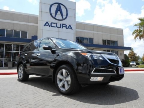 Crystal Black Pearl Acura MDX SH-AWD Technology.  Click to enlarge.