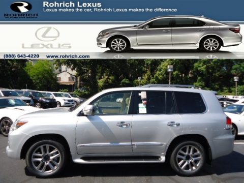 Merury Silver Metallic Lexus LX 570.  Click to enlarge.