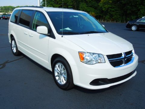 Stone White Dodge Grand Caravan SXT.  Click to enlarge.