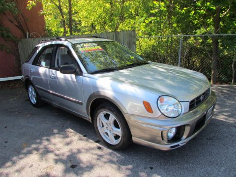Platinum Silver Metallic Subaru Impreza Outback Sport Wagon.  Click to enlarge.