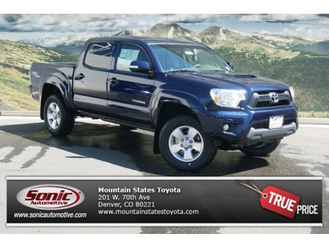 Nautical Blue Metallic Toyota Tacoma V6 TRD Sport Double Cab 4x4. Click to enlarge. Nautical Blue Metallic Toyota Tacoma V6 TRD Sport Double Cab 4x4. Click to enlarge.