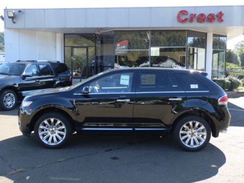 Tuxedo Black Lincoln MKX AWD.  Click to enlarge.