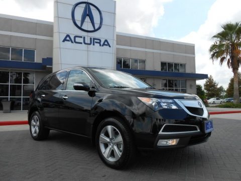 Crystal Black Pearl Acura MDX SH-AWD Technology.  Click to enlarge.