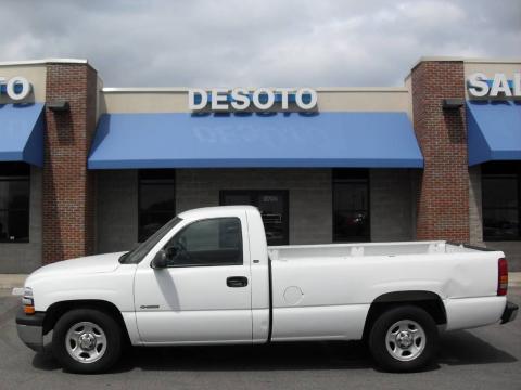 Summit White Chevrolet Silverado 1500 Regular Cab.  Click to enlarge.
