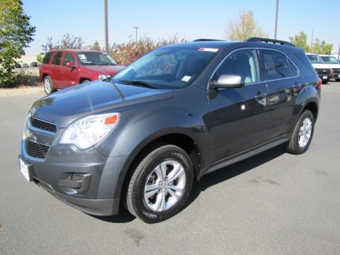 Cyber Gray Metallic Chevrolet Equinox LT.  Click to enlarge.