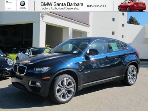 Midnight Blue Metallic BMW X6 xDrive35i.  Click to enlarge.