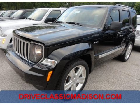 Brilliant Black Crystal Pearl Jeep Liberty Jet 4x4.  Click to enlarge.