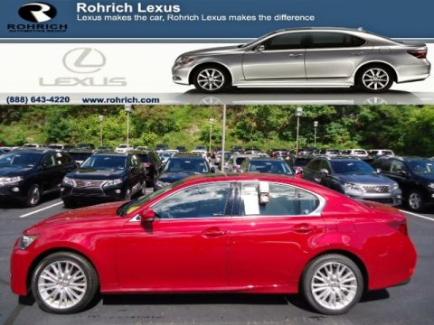 Riviera Red Lexus GS 350 AWD.  Click to enlarge.